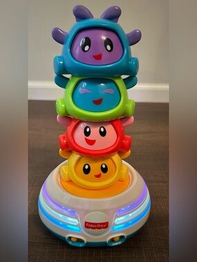 Fisher Price Bright Beats Build-a-Beat Stacker Toy Baby Toddler Musical Toy 2015